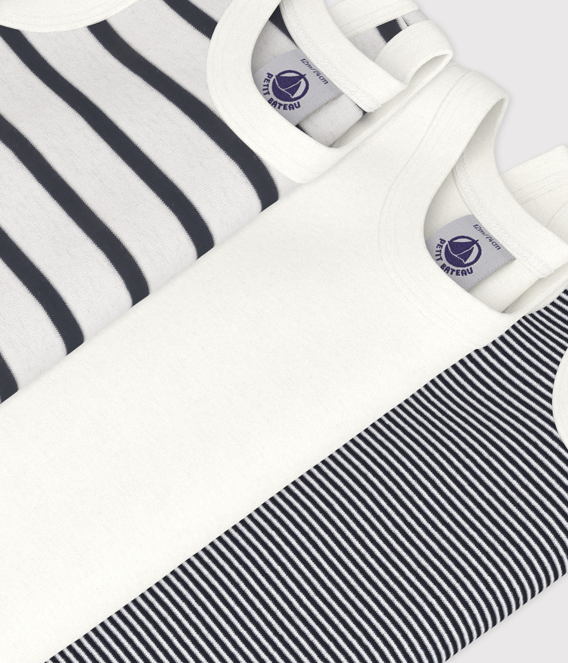 Lot de 3 bodies sans manches bébé – Z