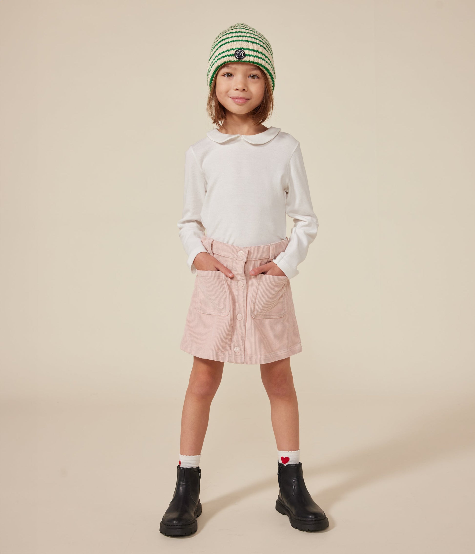 Tee-shirt manches longues coton  enfant fille – J