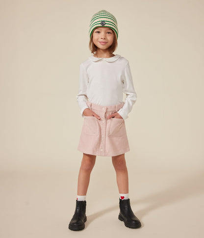 Tee-shirt manches longues coton  enfant fille – J