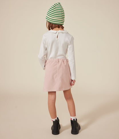 Tee-shirt manches longues coton  enfant fille – J