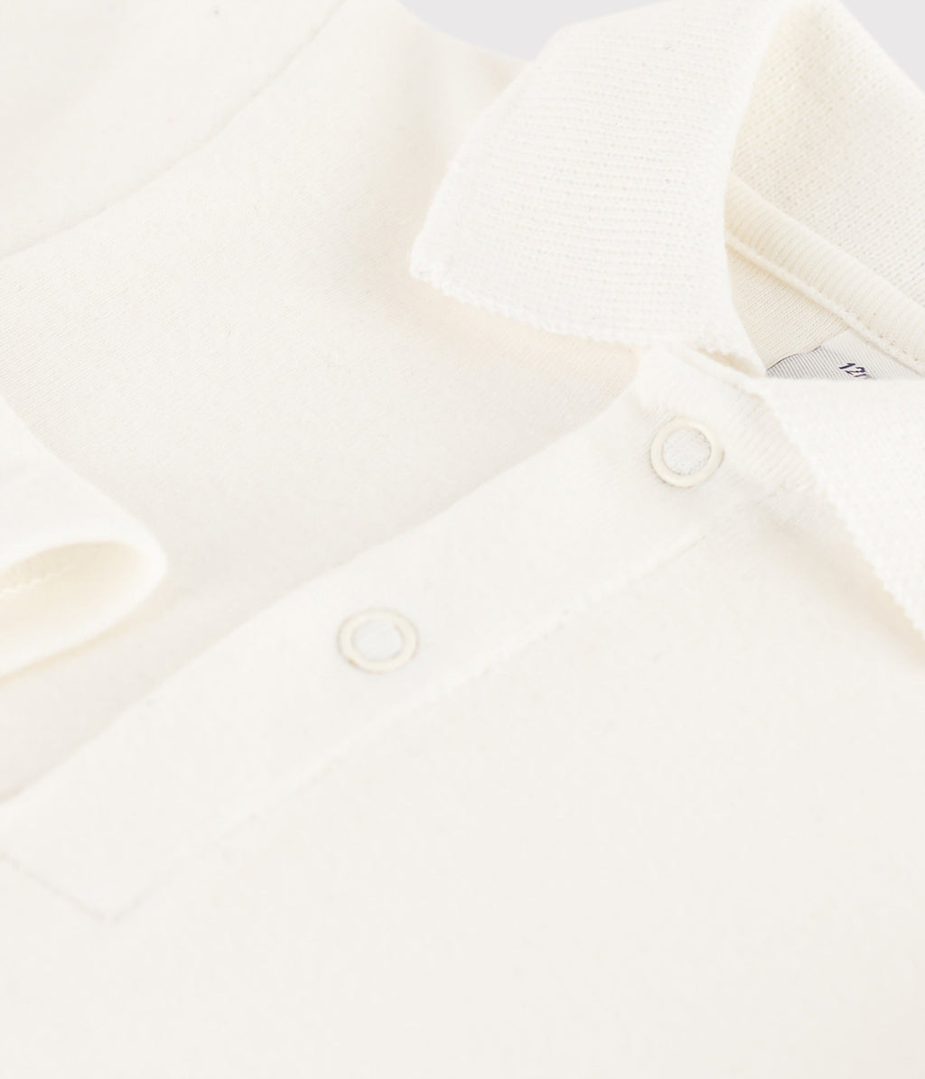 Body bébé col polo en coton uni – Z