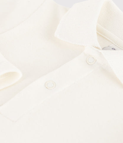 Body bébé col polo en coton uni – Z