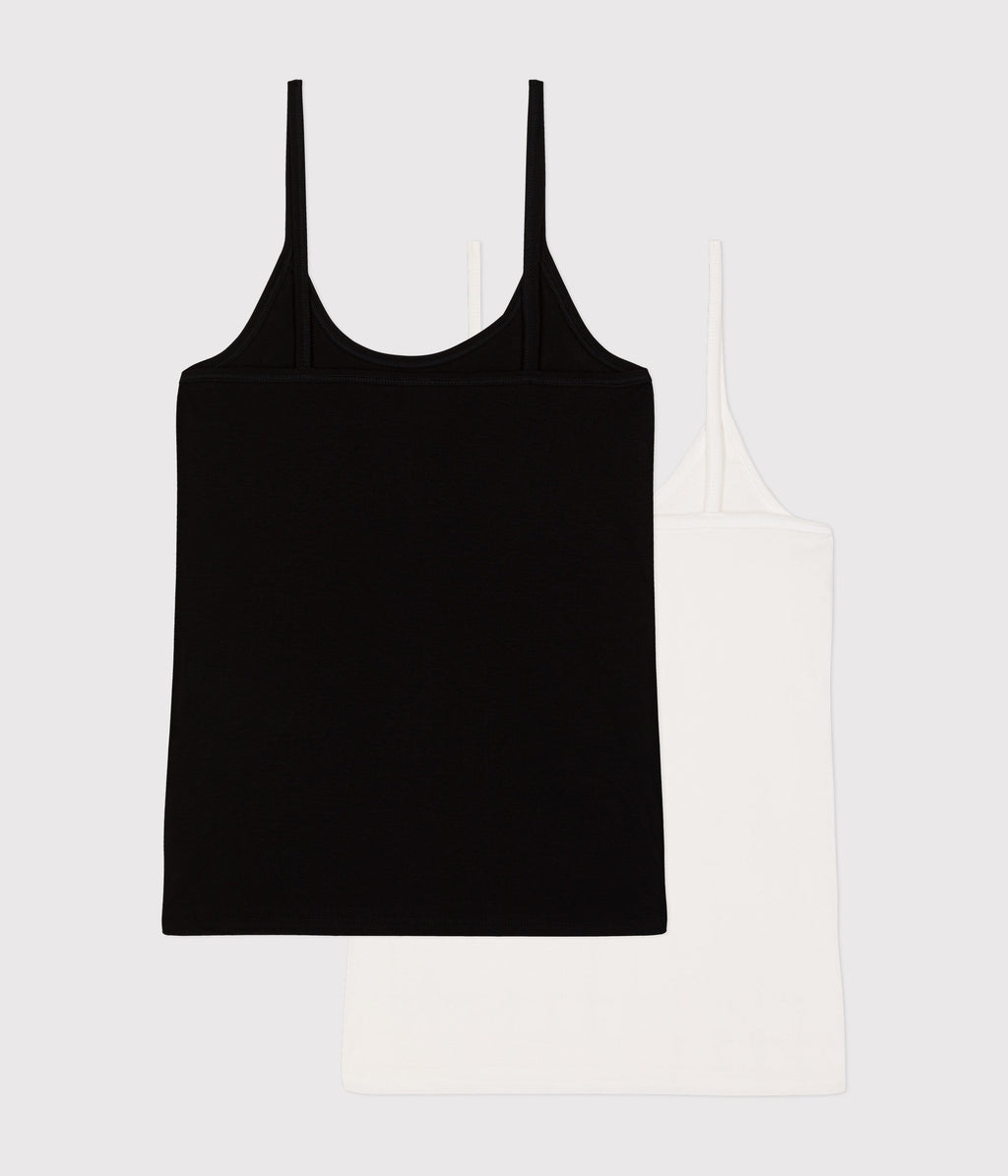 Chemises à bretelles L'ICONIQUE en coton fin Femme – D