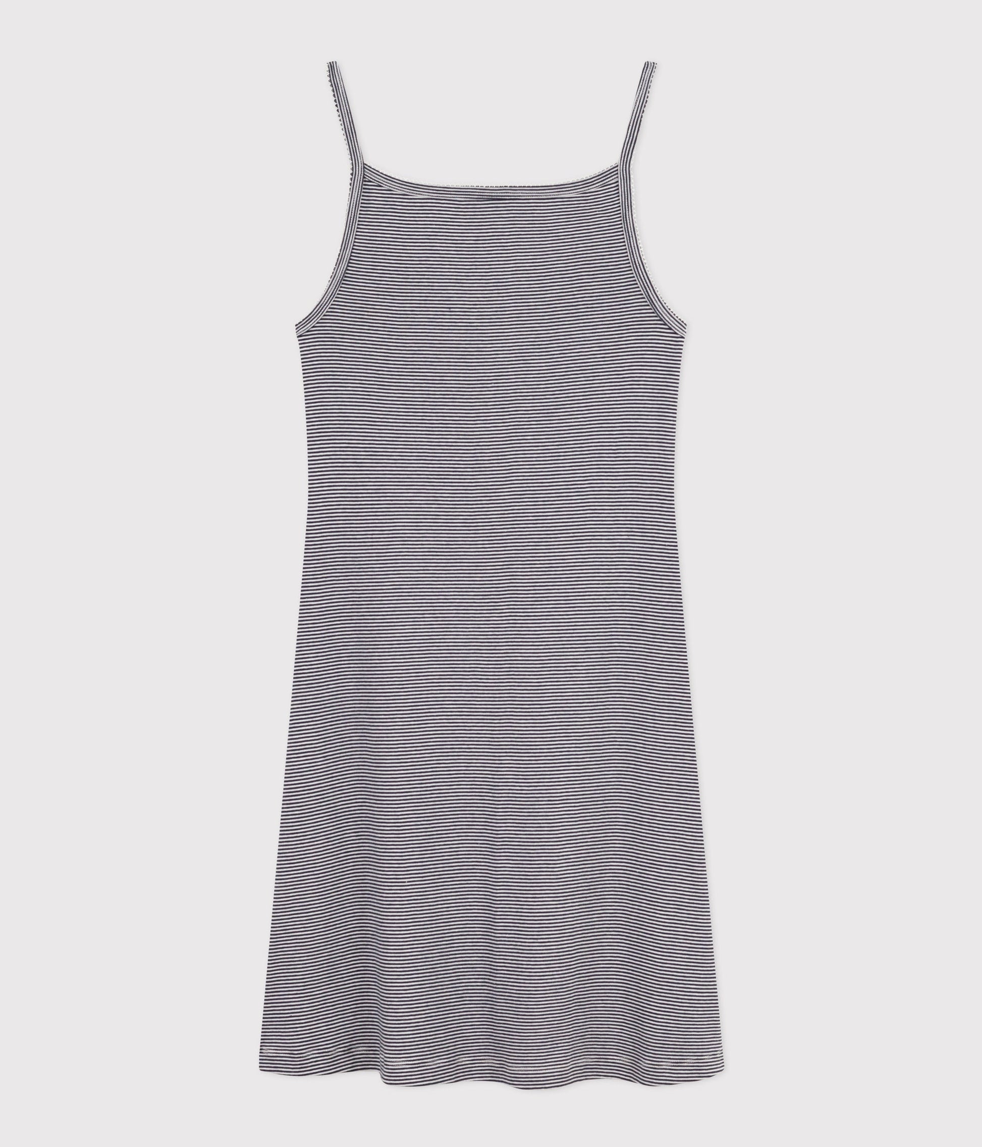 Nuisette en coton rayé femme – D
