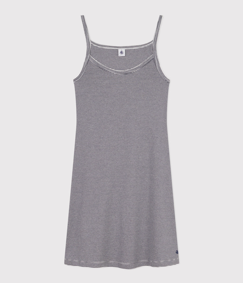 Nuisette en coton rayé femme – F
