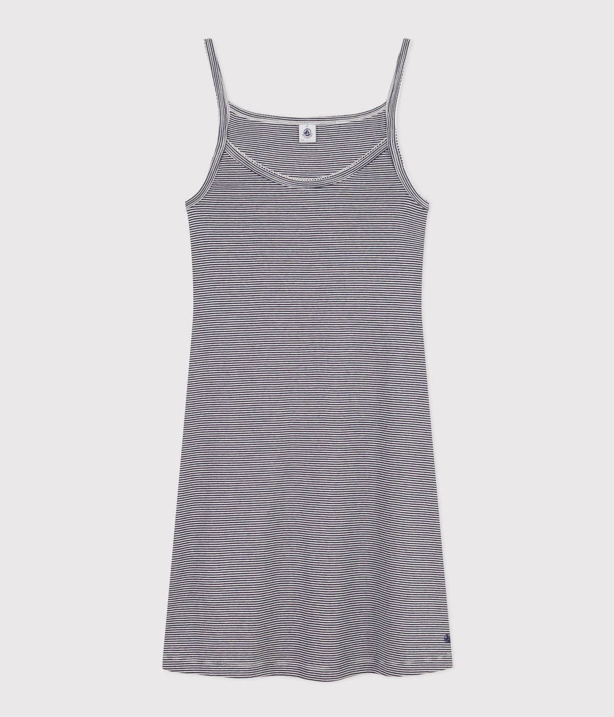 Nuisette en coton rayé femme – F