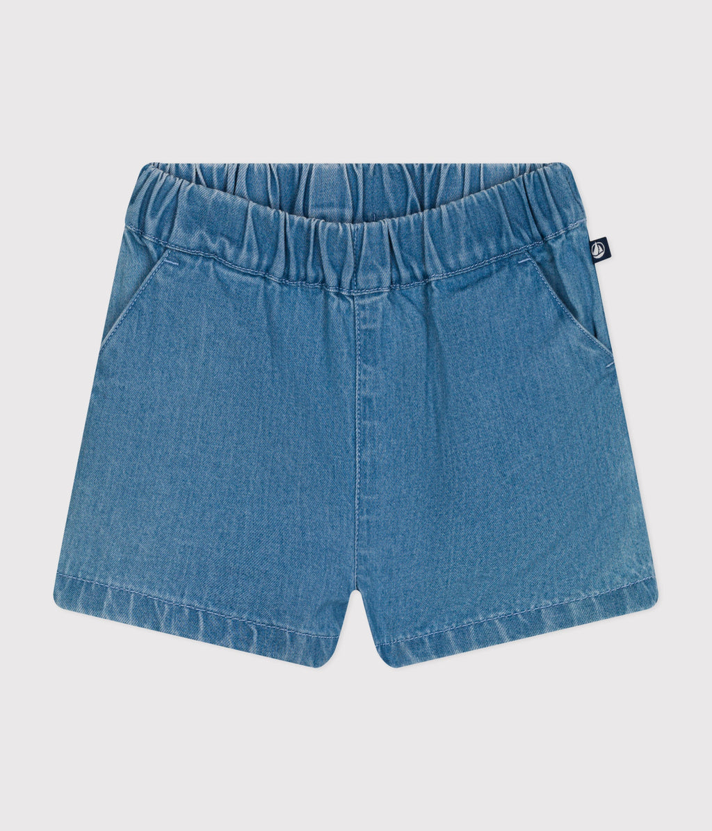 Short bébé en denim léger – F1