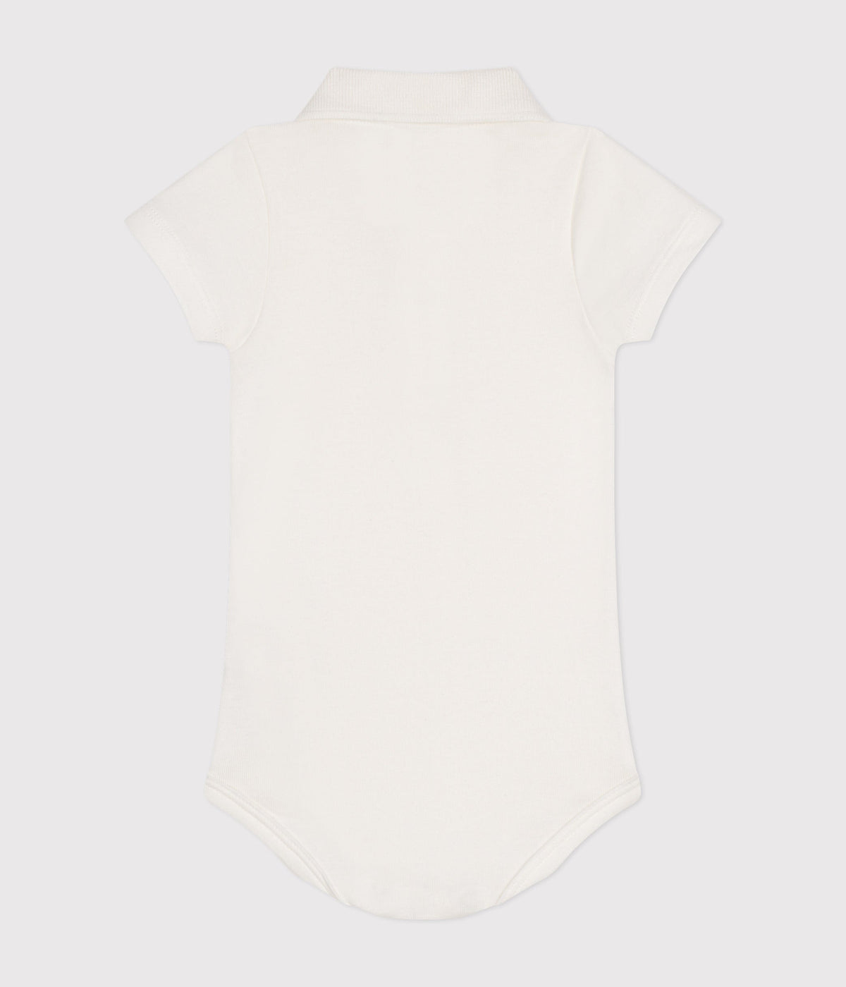 Body manches courtes bébé col polo en coton – D1