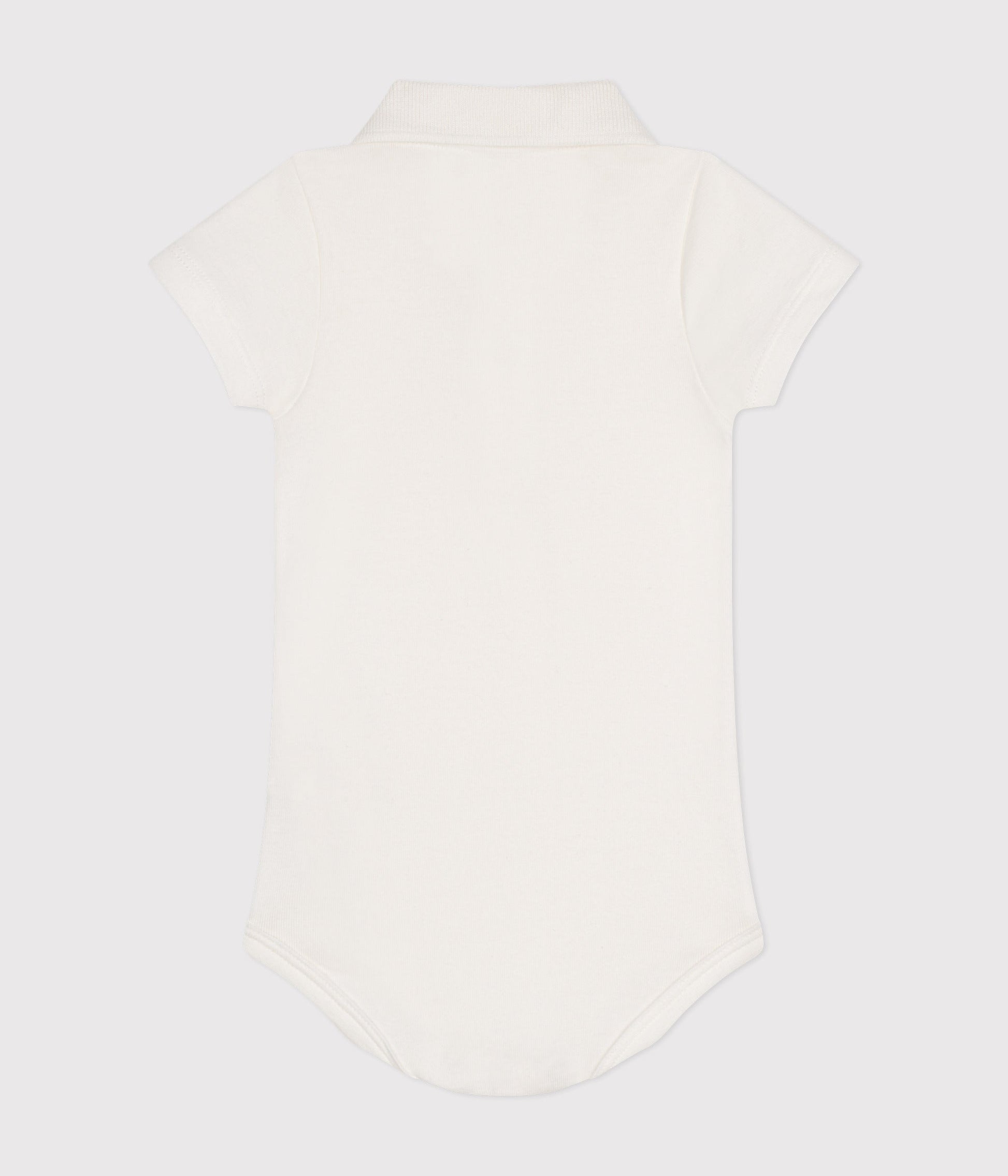 Body manches courtes bébé col polo en coton – D1