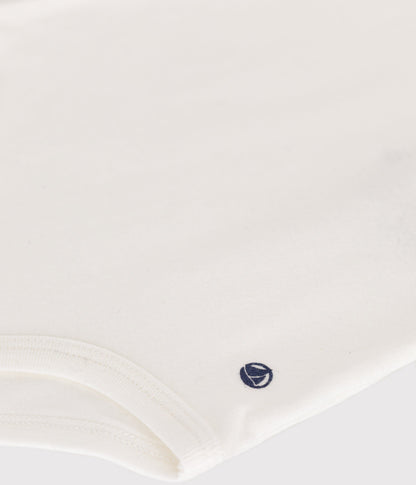 Body manches courtes bébé col polo en coton – Z1