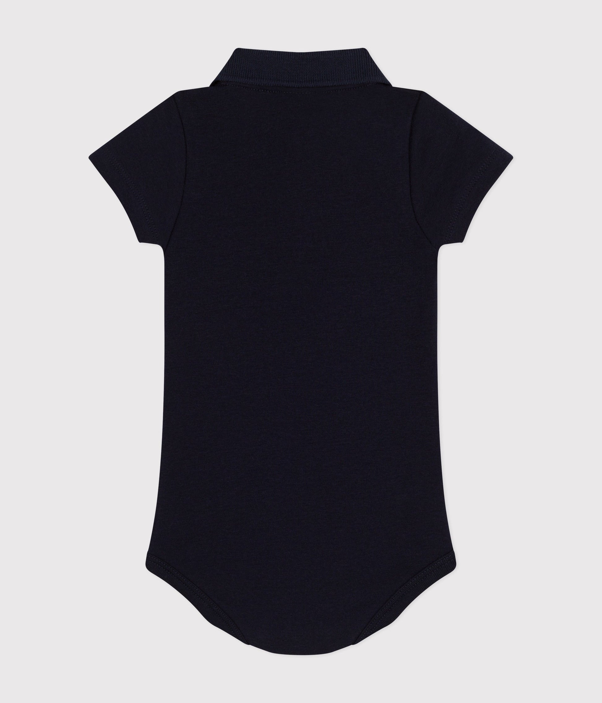 Body manches courtes bébé col polo en coton – D1