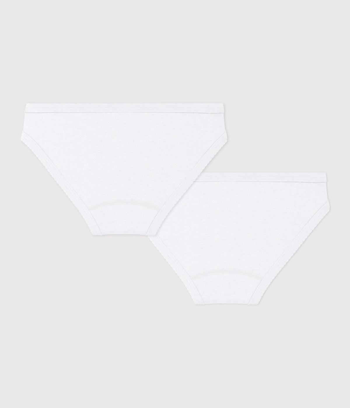 Lot de 2 culottes blanches petite fille – D