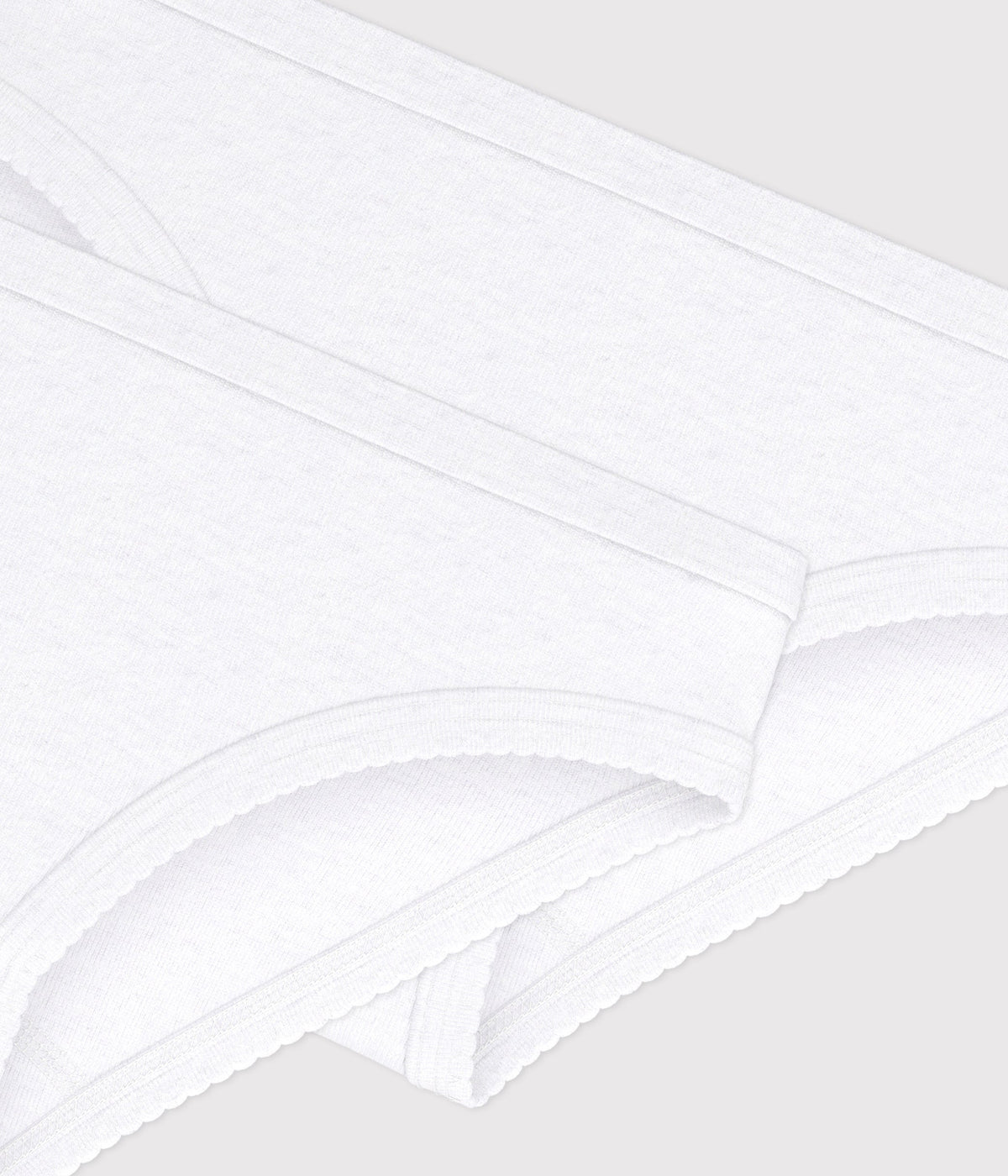 Lot de 2 culottes blanches petite fille – Z