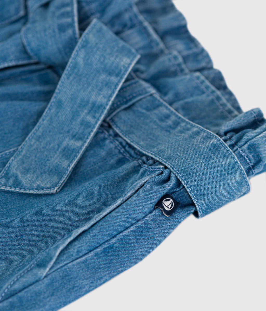 Short en denim léger enfant fille – Z1
