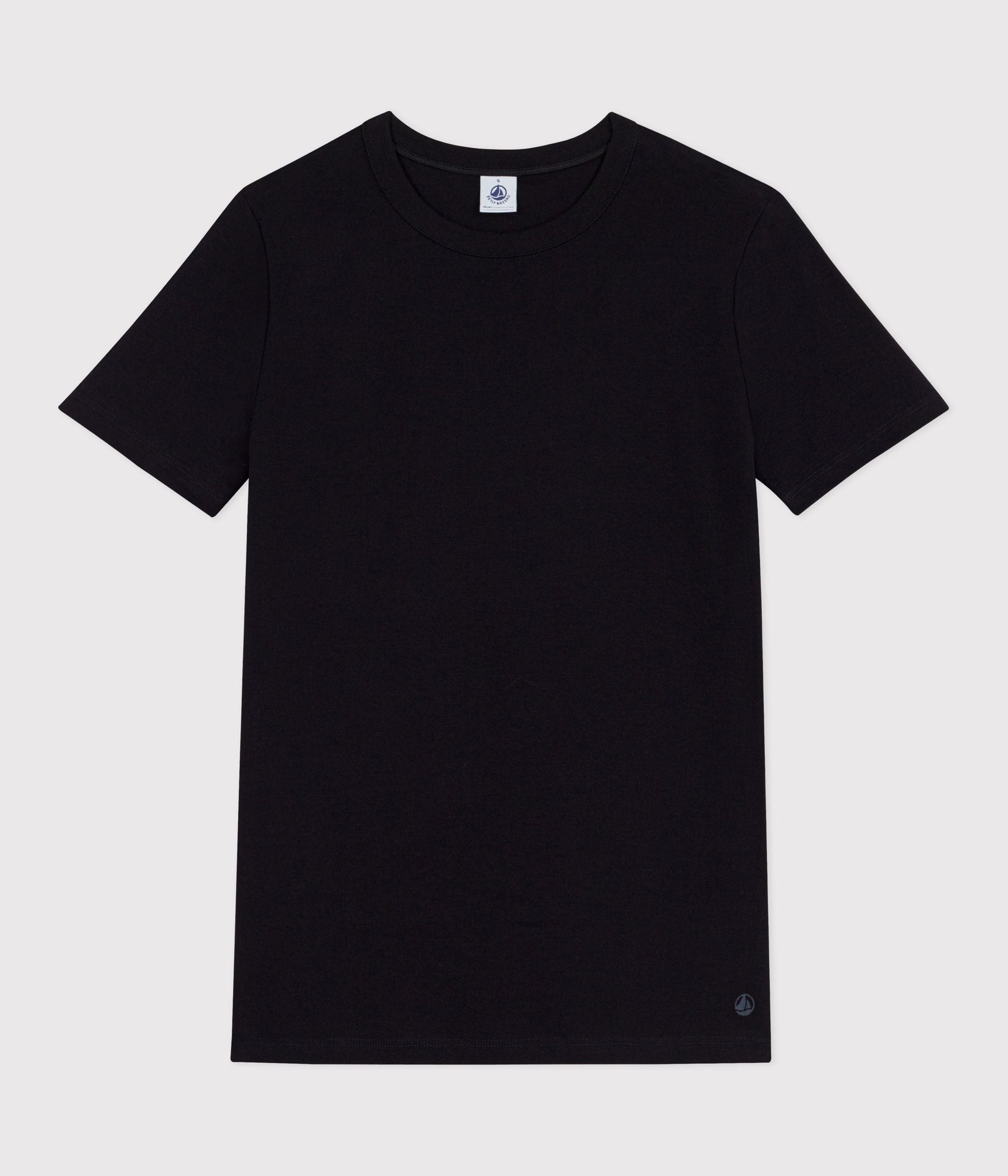 Tee-shirt l'Iconique manches courtes en côte unie femme – F1