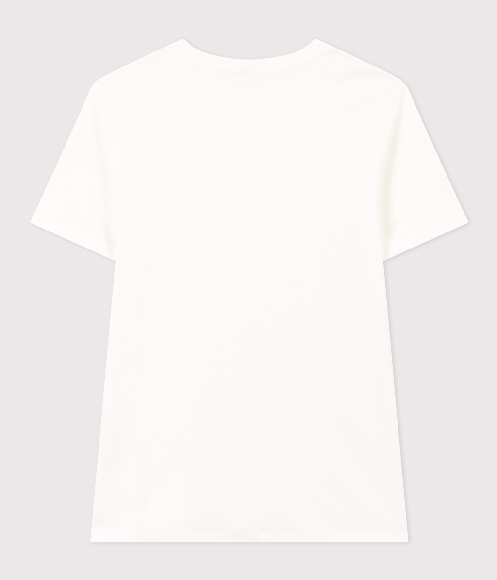 Tee-shirt l'Iconique manches courtes en côte unie femme – D