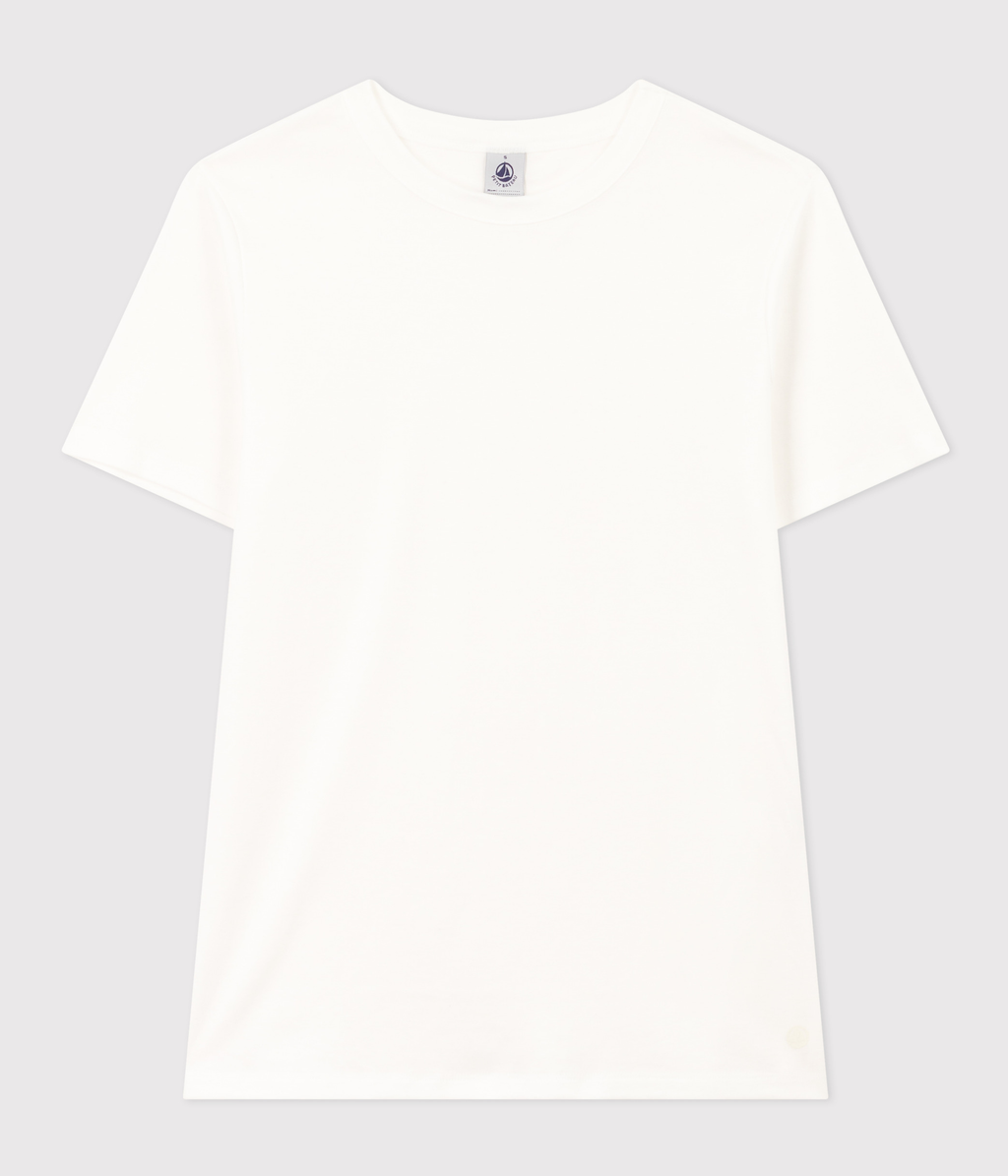 Tee-shirt l'Iconique manches courtes en côte unie femme – F