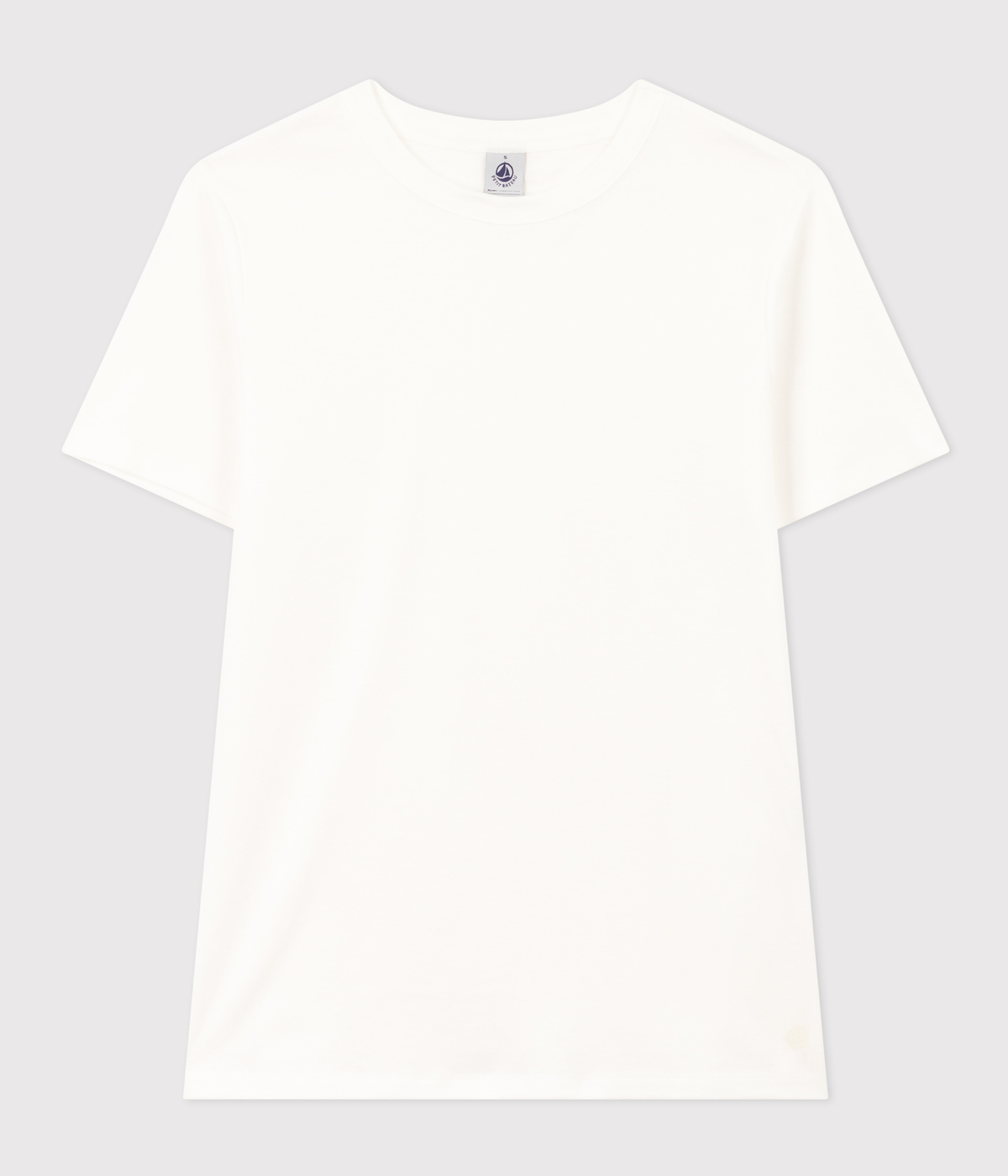 Tee-shirt l'Iconique manches courtes en côte unie femme – F