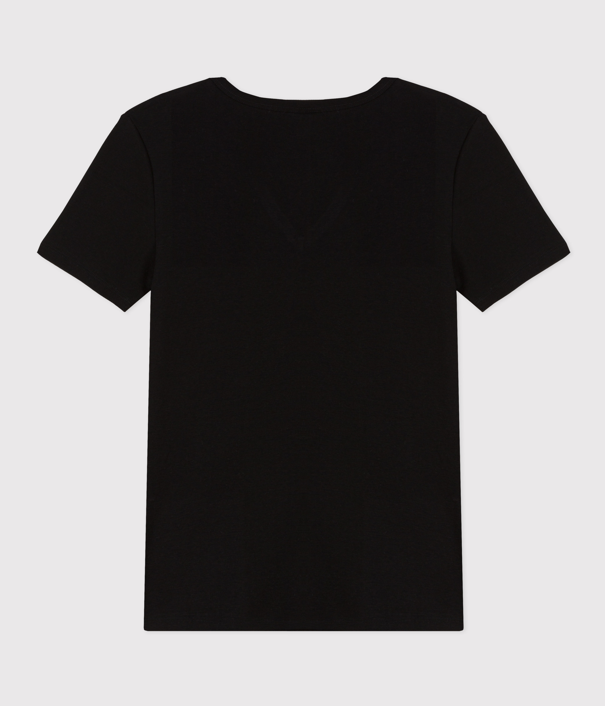 Tee-shirt l'Iconique manches courtes en côte unie femme – D