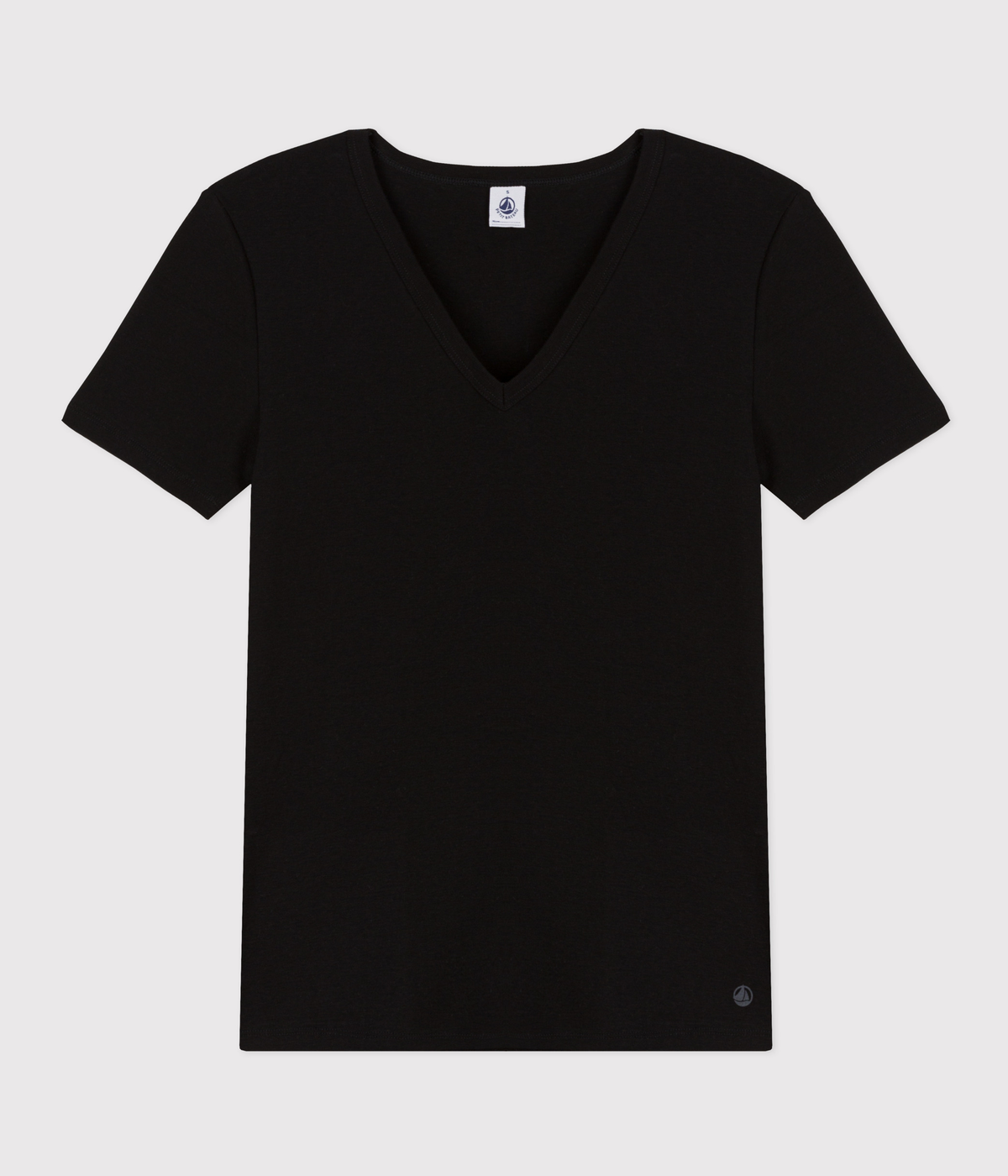 Tee-shirt l'Iconique manches courtes en côte unie femme – F