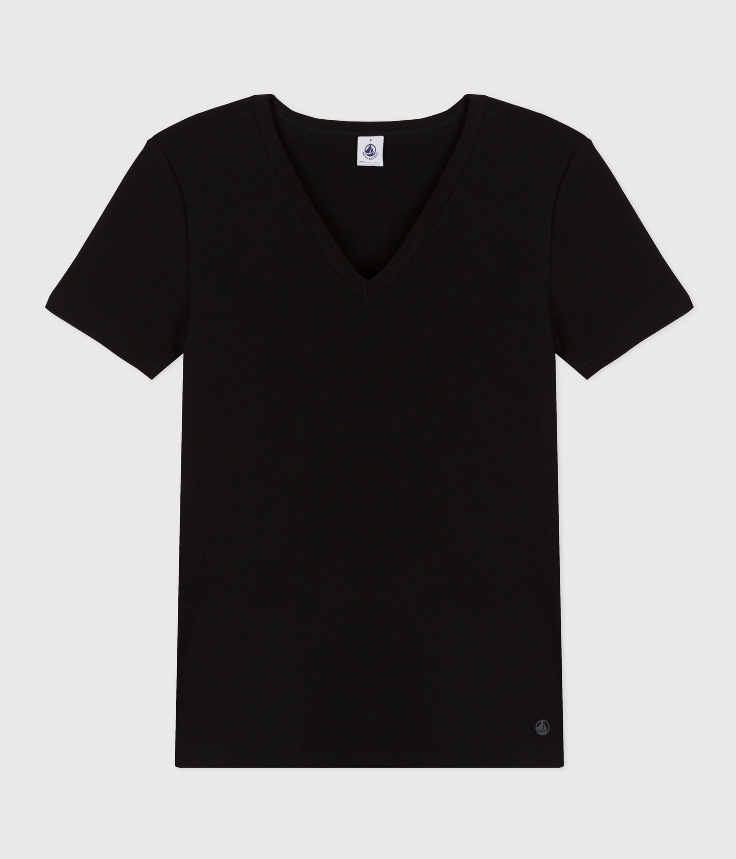 Tee-shirt l'Iconique manches courtes en côte unie femme – F