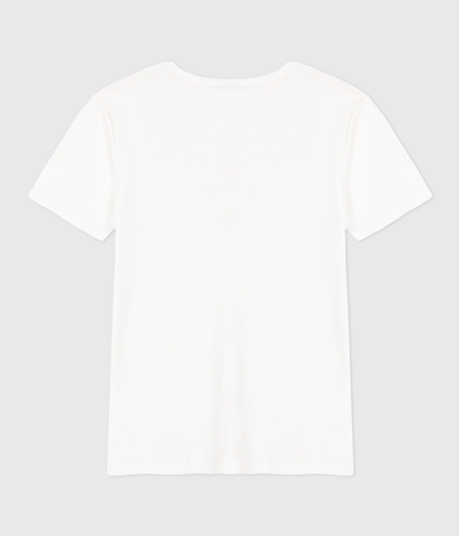Tee-shirt l'Iconique manches courtes en côte unie femme – D