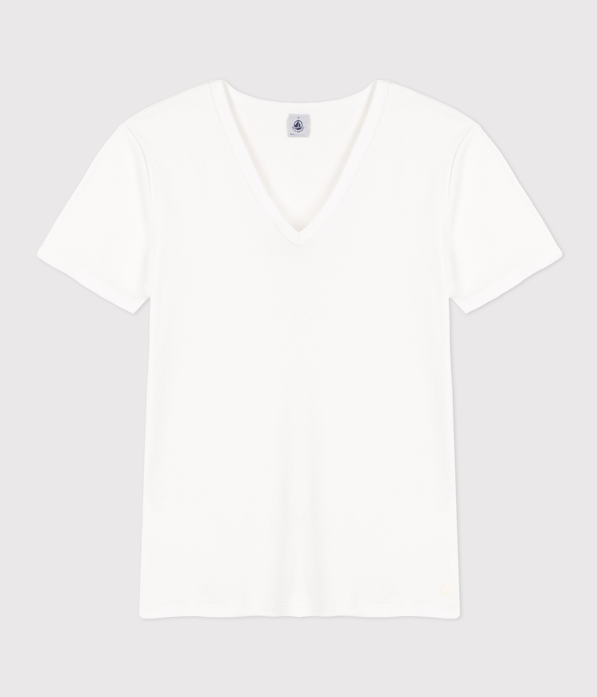 Tee-shirt l'Iconique manches courtes en côte unie femme – F