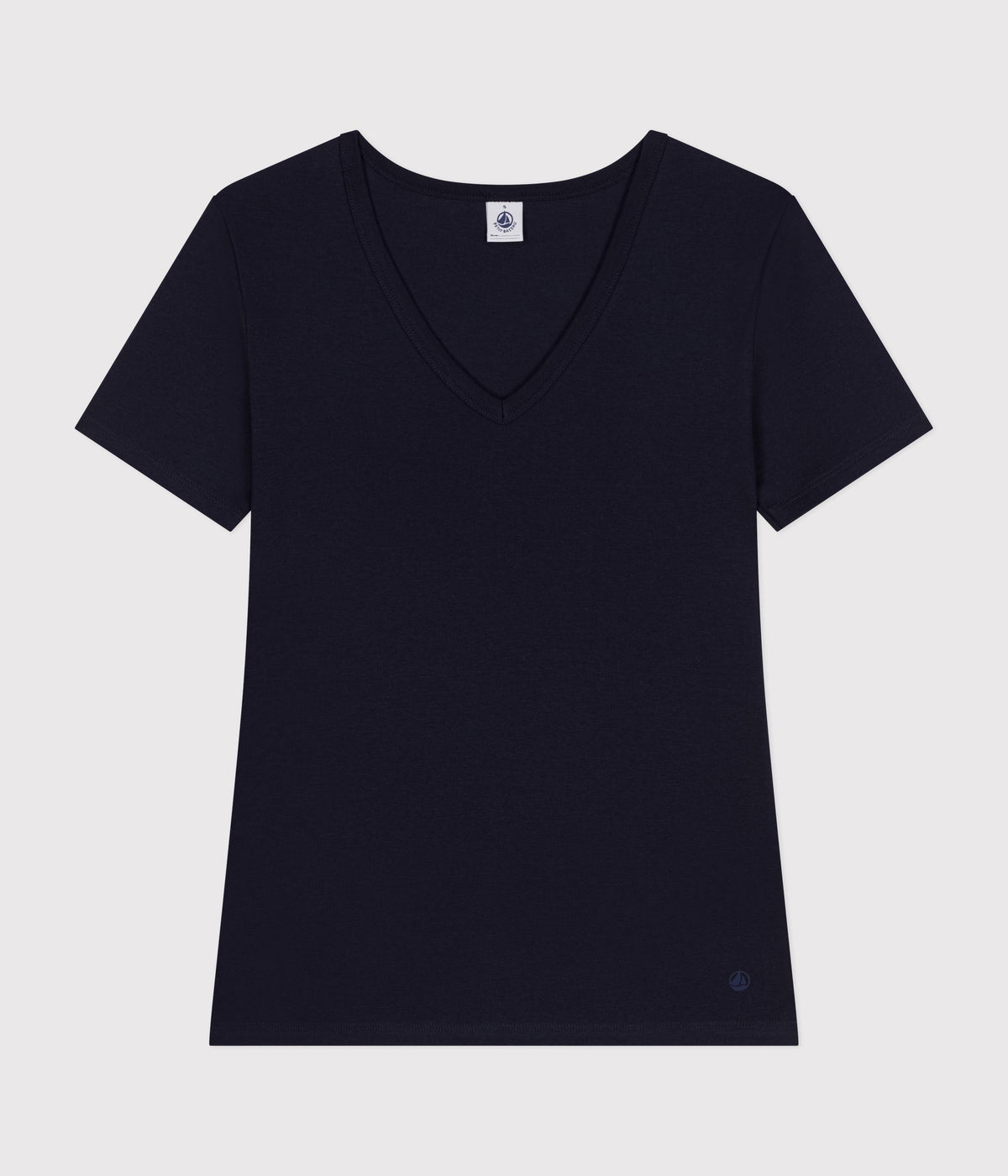 Tee-shirt l'Iconique manches courtes en côte unie femme – F