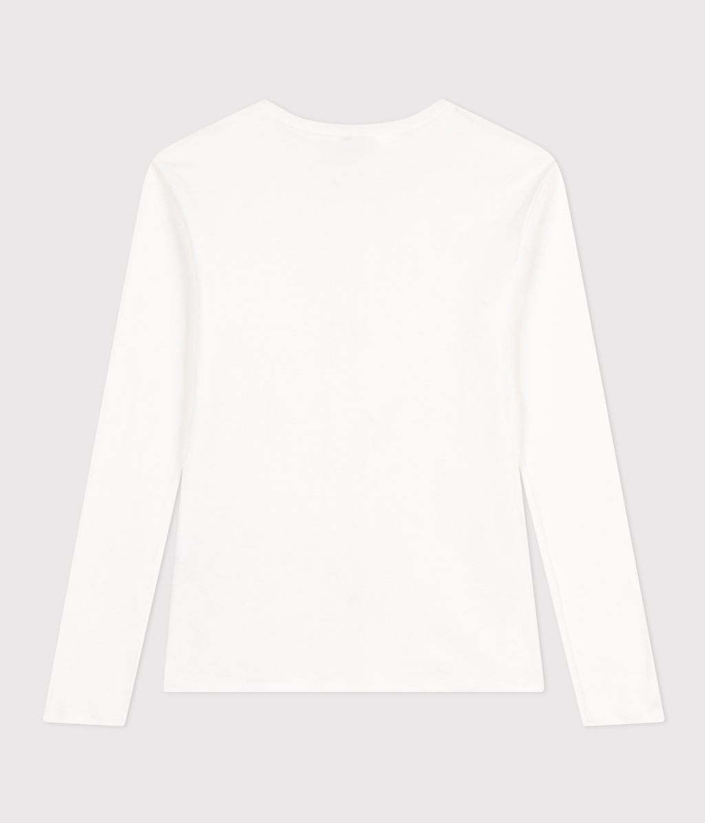 Tee-shirt l'Iconique manches longues en côte unie femme – D