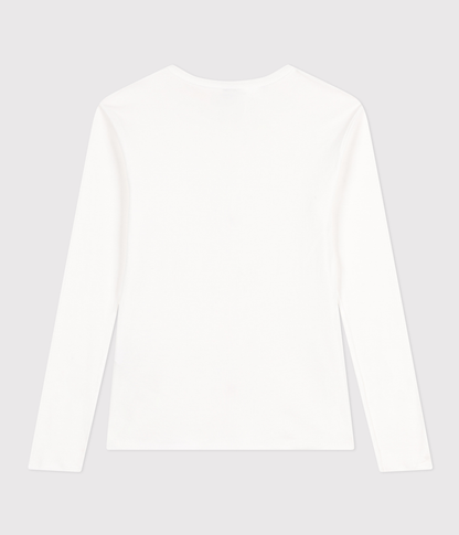 Tee-shirt l'Iconique manches longues en côte unie femme – D