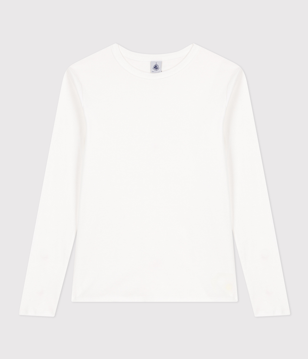 Tee-shirt l'Iconique manches longues en côte unie femme – F