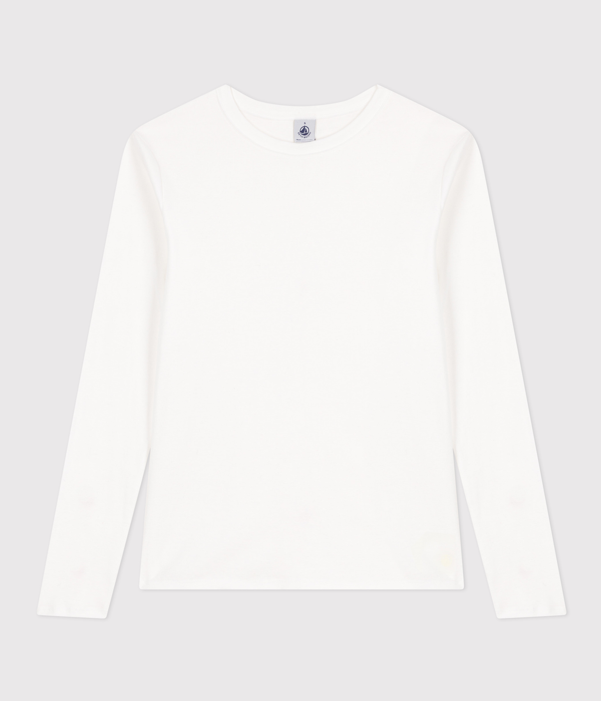 Tee-shirt l'Iconique manches longues en côte unie femme – F