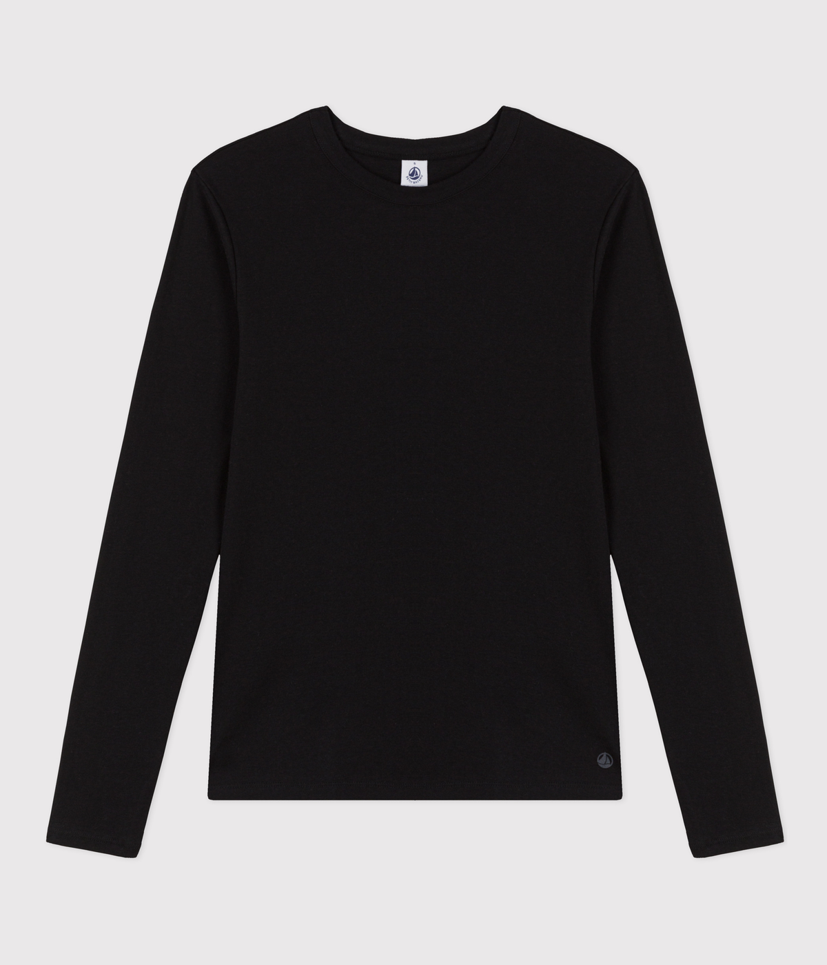 Tee-shirt l'Iconique manches longues en côte unie femme – F