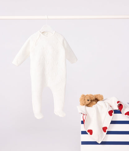 Pyjama en tubique cœur bébé