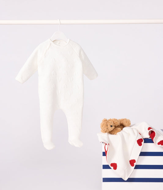 Pyjama en tubique cœur bébé