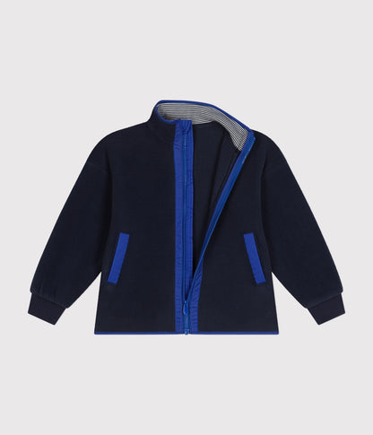 Veste zippée en polaire enfant jour garçon