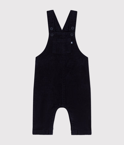 Salopette en velours bébé