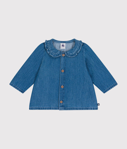 Blouse en denim léger bébé