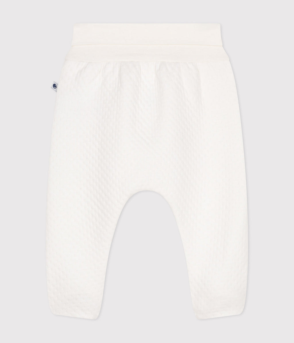 Pantalon à pieds en tubique matelassé  bébé – D1