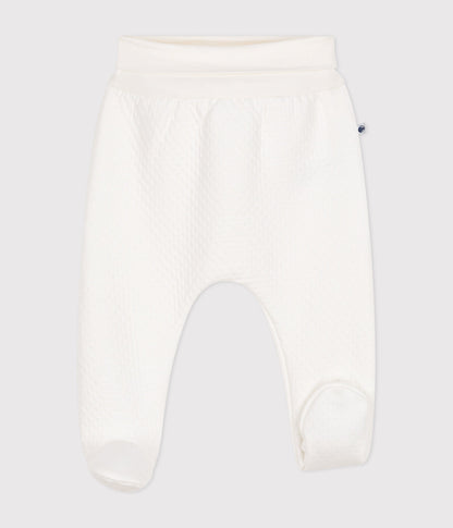 Pantalon à pieds en tubique matelassé bébé