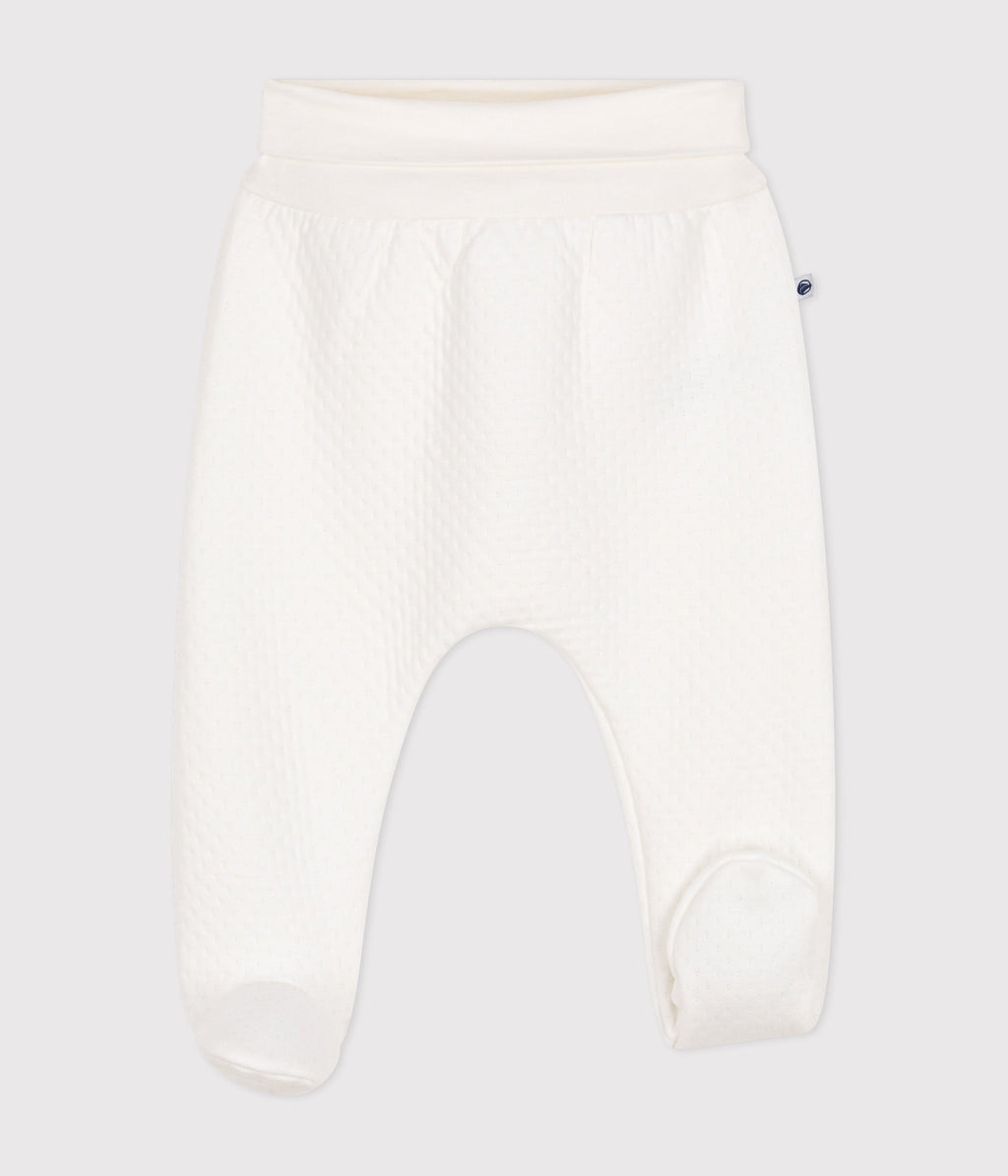 Pantalon à pieds en tubique matelassé  bébé – F1