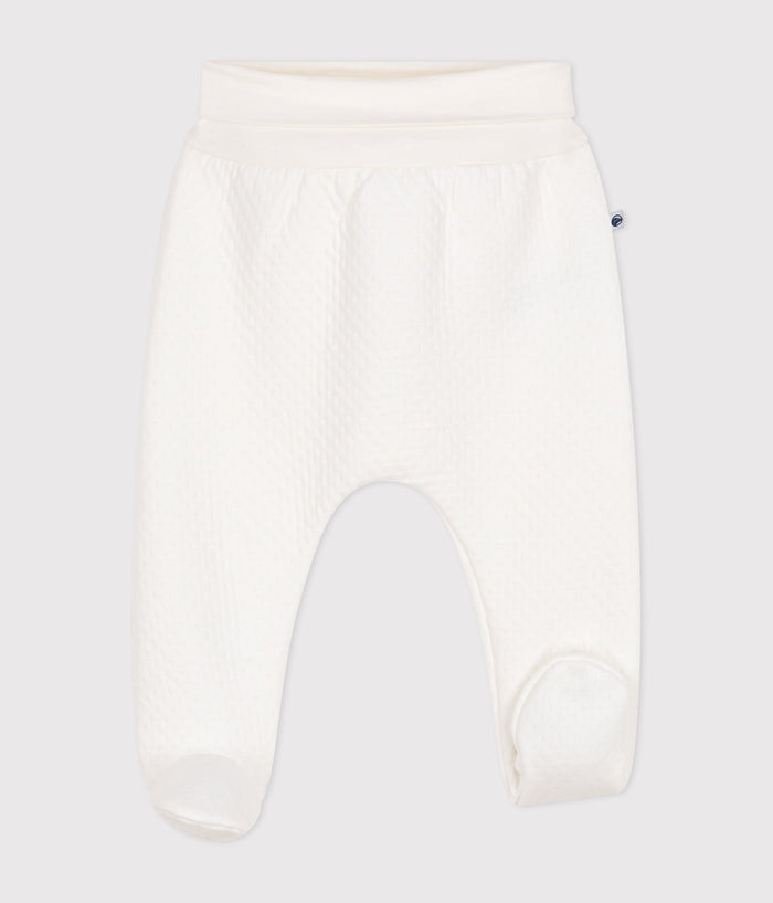 Pantalon à pieds en tubique matelassé  bébé – F1