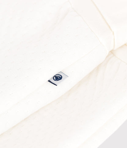 Pantalon à pieds en tubique matelassé bébé