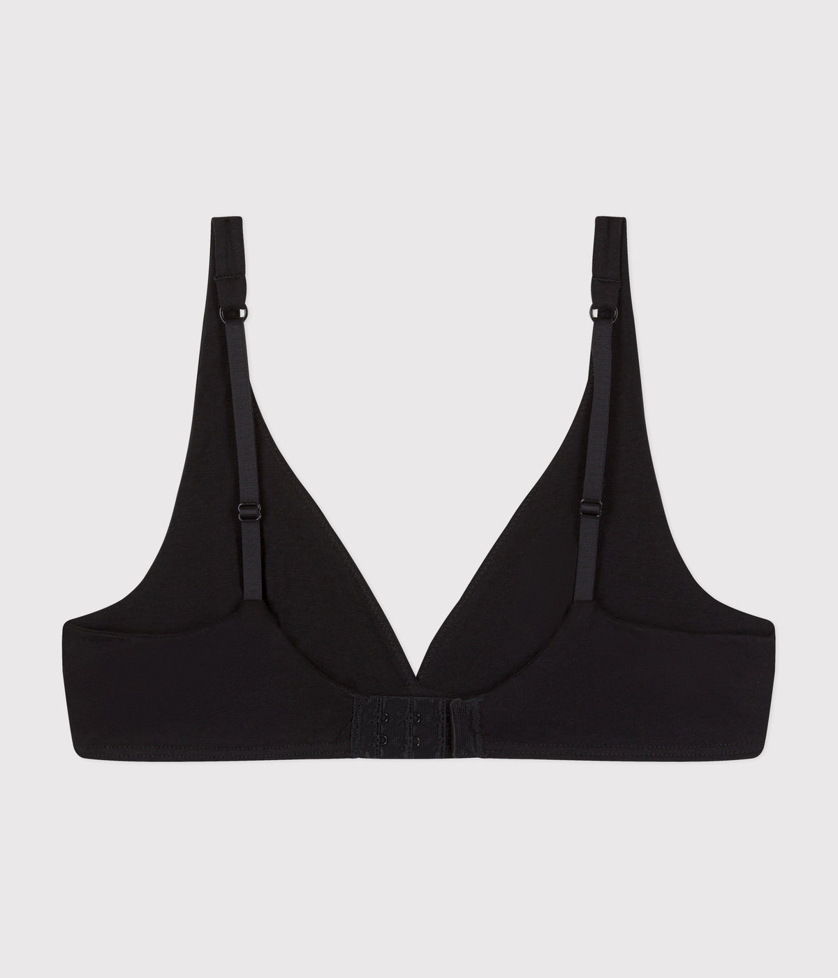 soutien gorge en coton et elasthanne femme noir