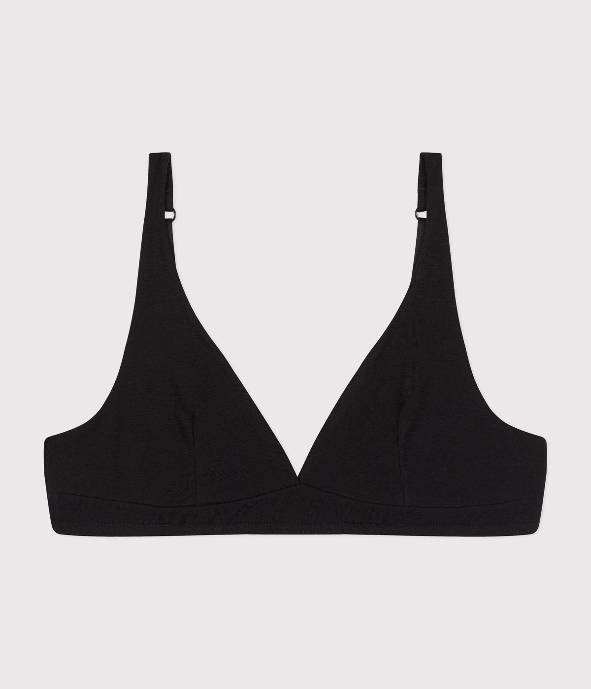 soutien gorge en coton et elasthanne femme noir