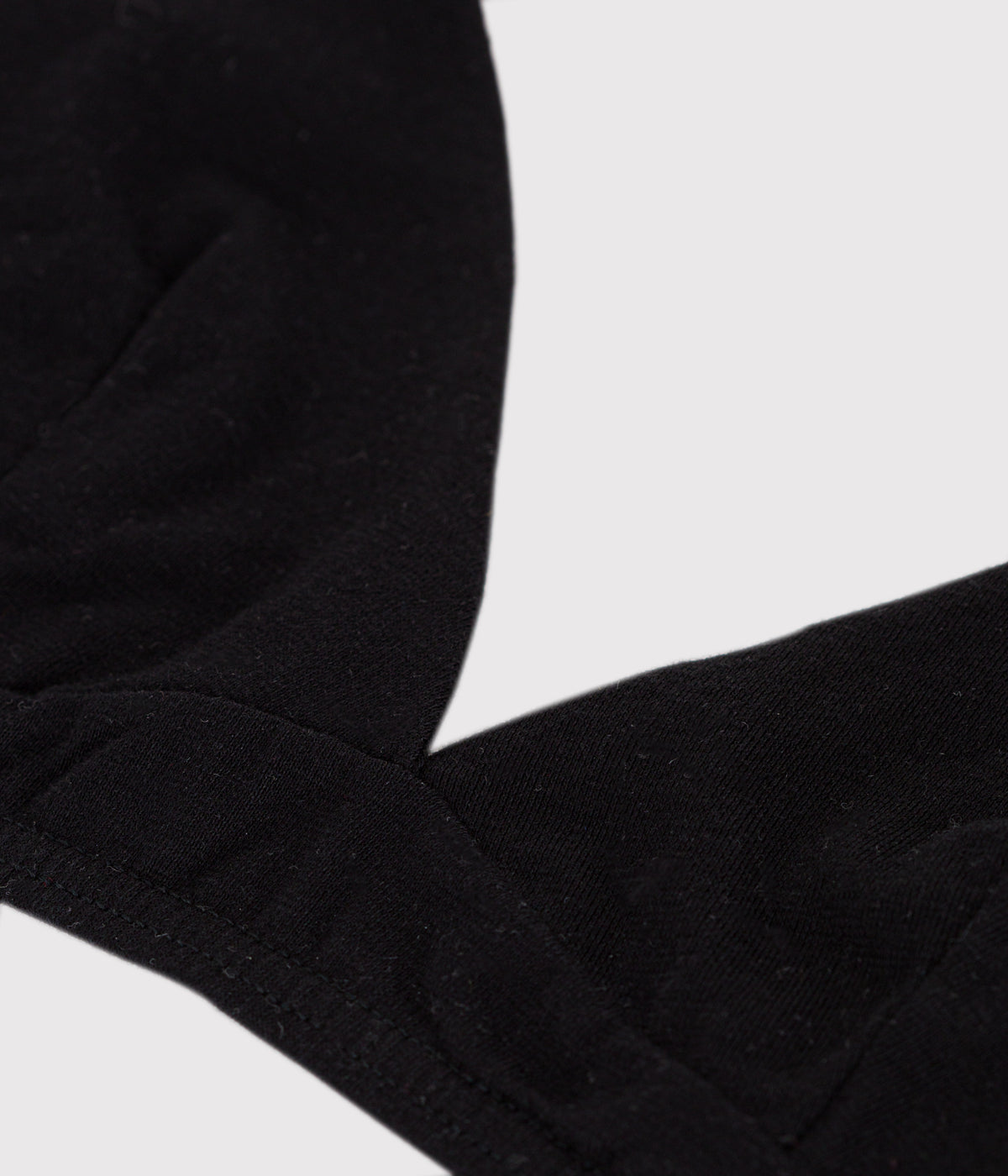 soutien gorge en coton et elasthanne femme noir