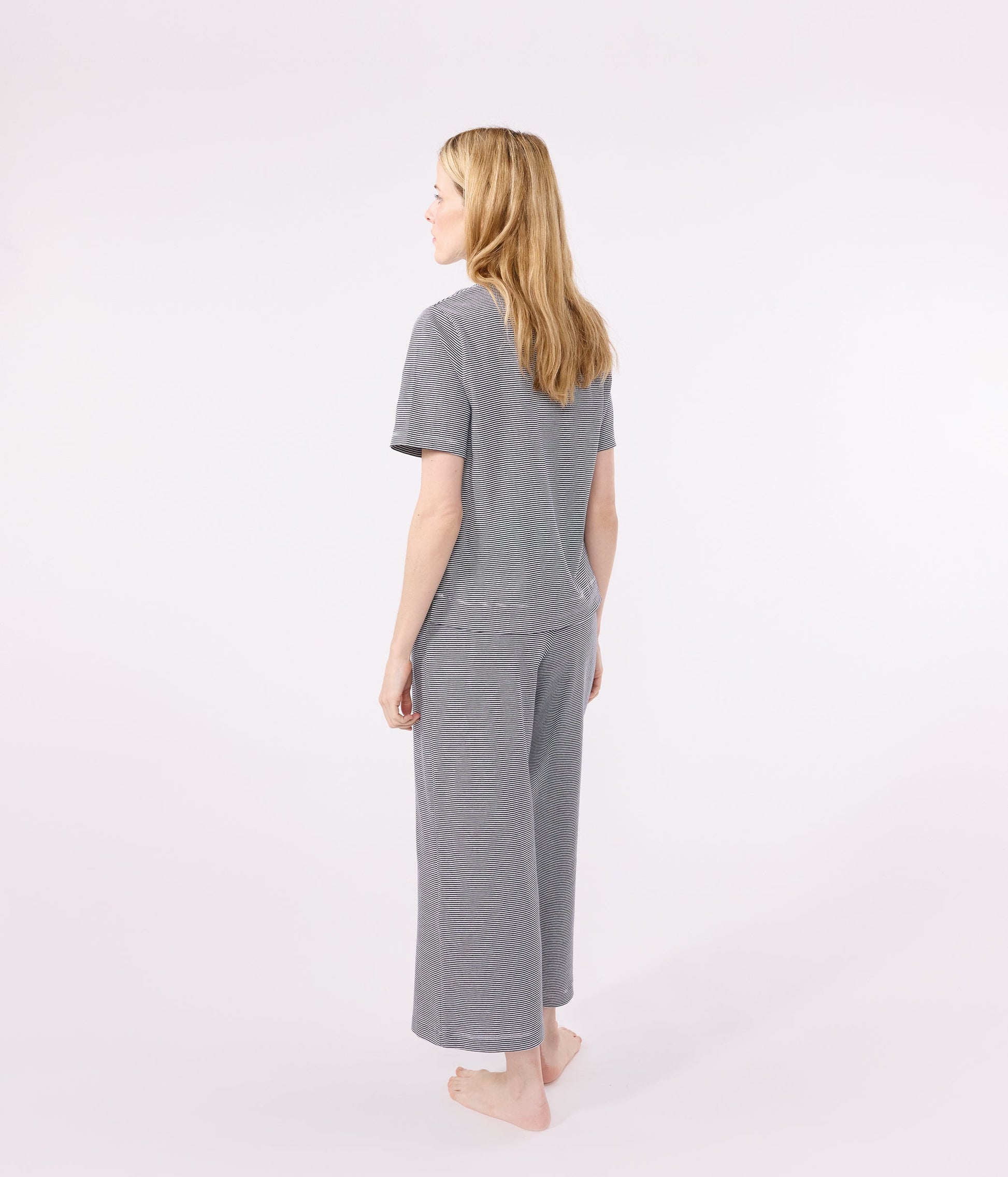 Pyjama milleraies en coton femme – J1