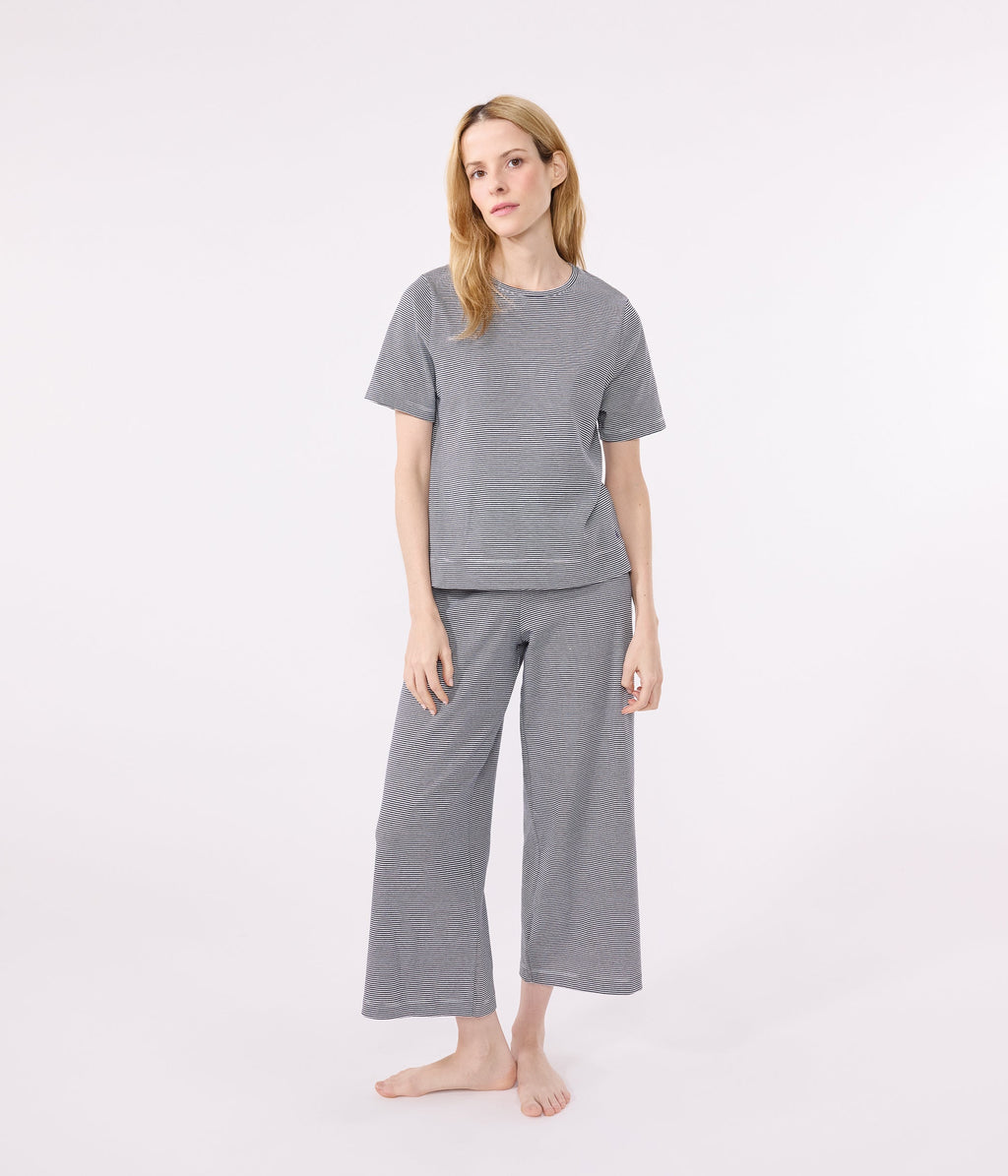 Pyjama milleraies en coton femme – J3
