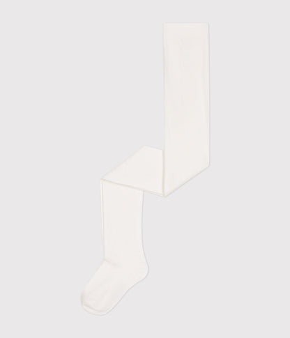 Collant uni en jersey de coton uni enfant