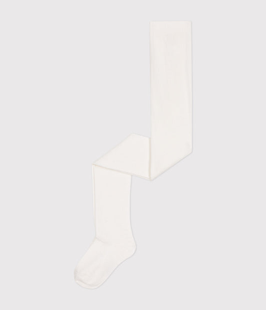 Collant uni en jersey de coton uni enfant